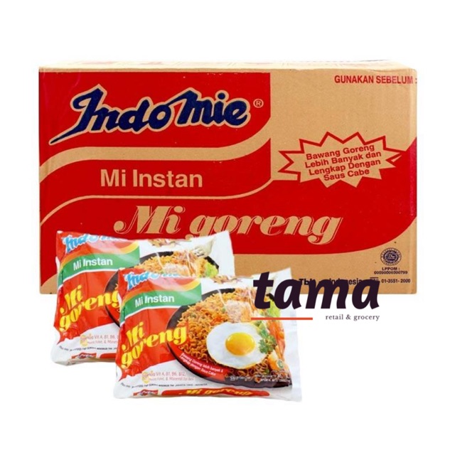 

Indomie Goreng - Per Dus - Isi 40 Pcs