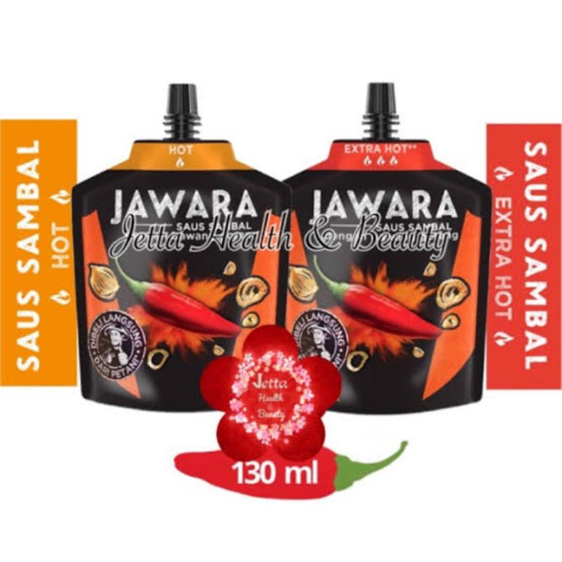Jawara saus sambal hot /extra hot 120 ml