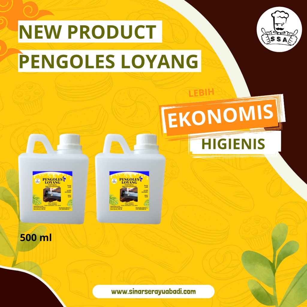 SSA Pengoles Loyang 500 Ml / Cairan Oles Loyang / Pengganti Mentega