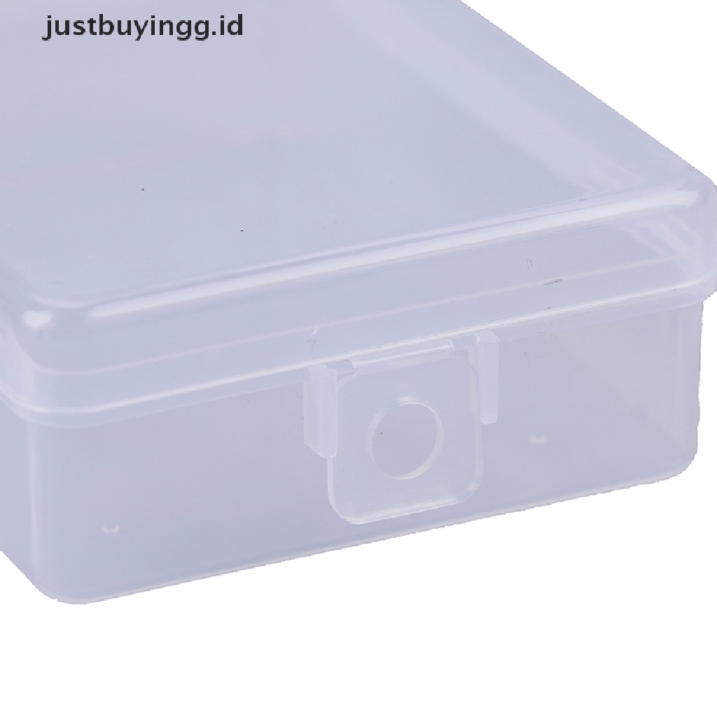Kotak Penyimpanan Serbaguna Bahan Plastik Transparan Ukuran 9cmx6.5cm X 3cm