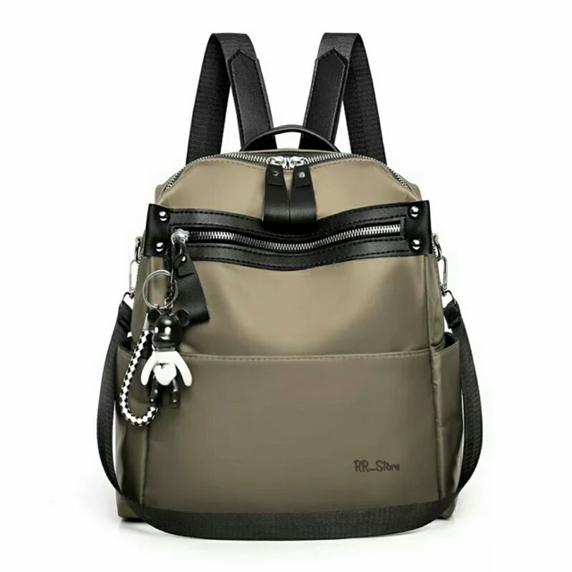 New Backpack Stylish MICRO RUBBY-VADIM Free Asesoris Gantungan / Tas Ransel / Tas Gendong / Tas Bahu