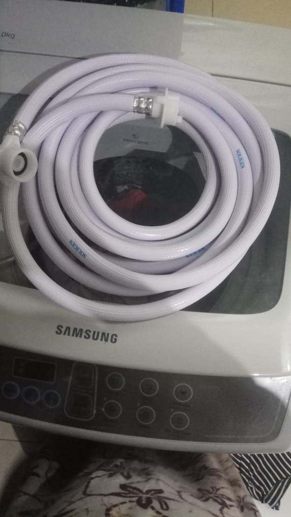 Soligen Selang Mesin Cuci Inlet 5 Meter Drat 1  Atau 2.5 Cm