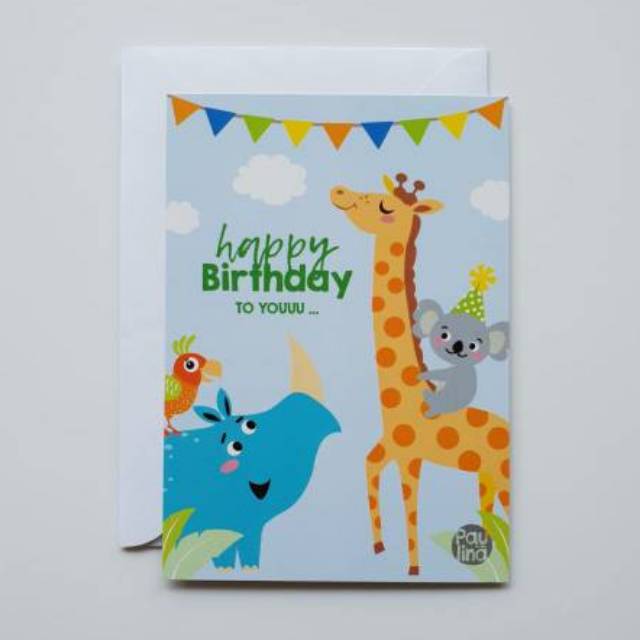 

Kartu ucapan ulang tahun / birthday card + amplop