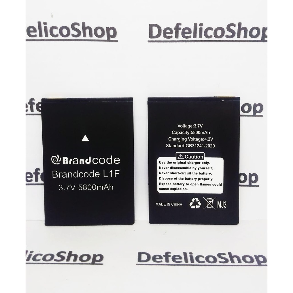 Baterai HP BRANDCODE L1F L-1F 7,7CM x 5,4CM Brand Code ORI Original Double Power Batre Batrai HP
