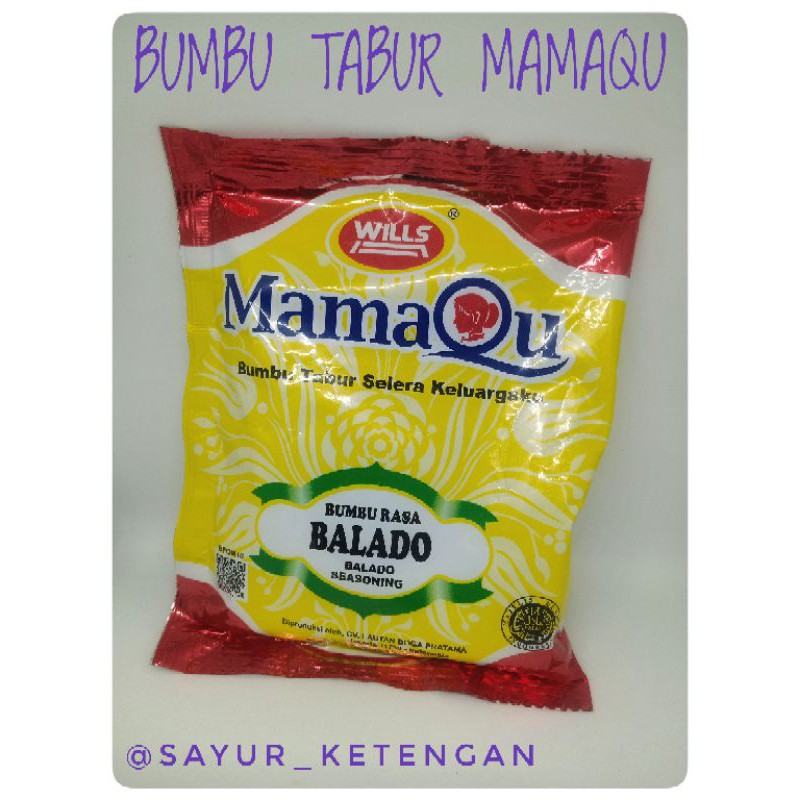 

BUMBU TABUR MAMAQU All Varian 100GRAM