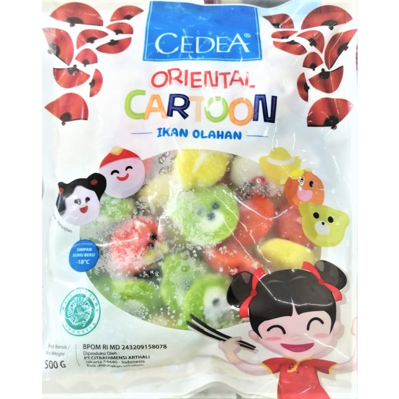 

Cedea Ikan Olahan Bentuk Cartoon 500gr
