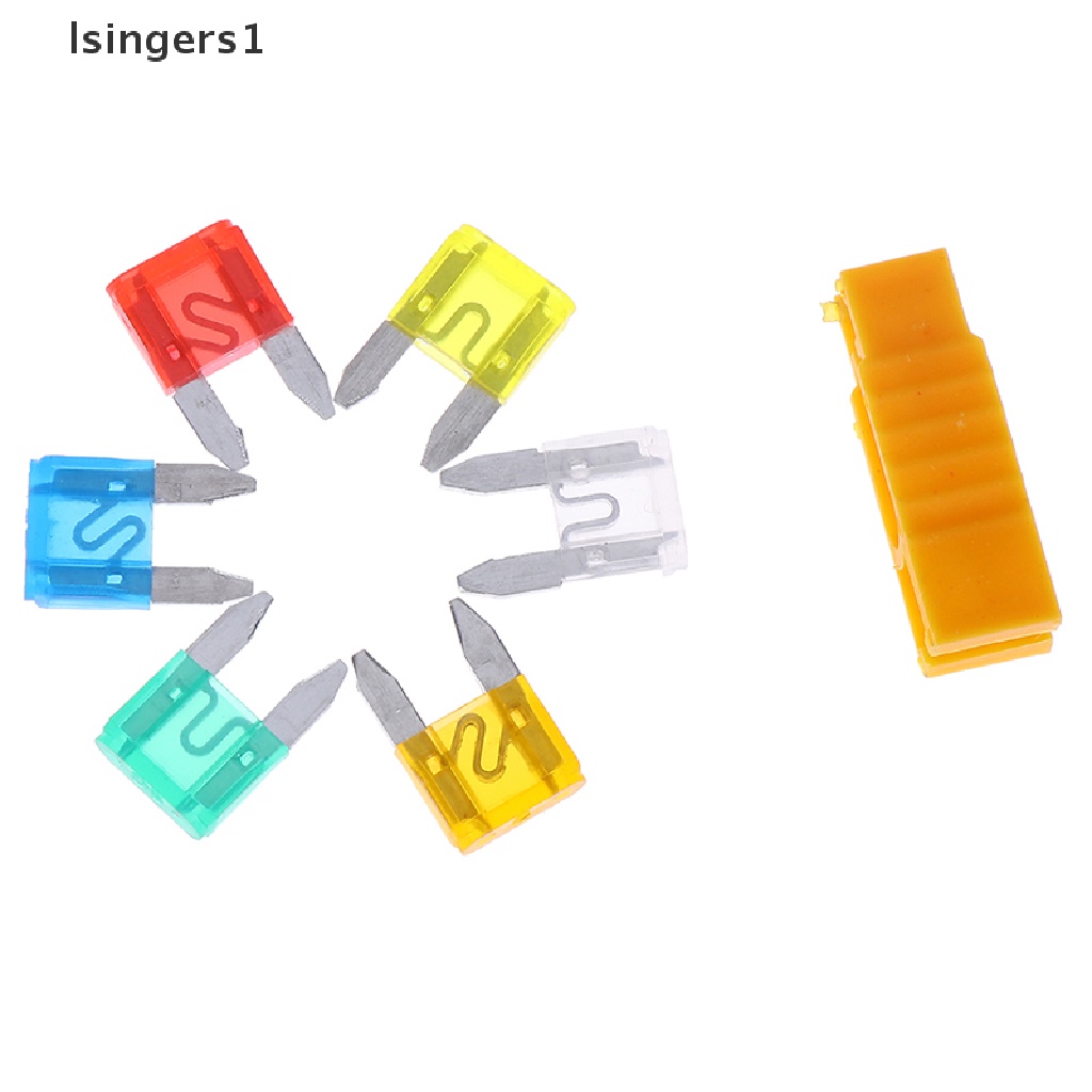 (lsingers1) 120pcs / Set Sekring Gepeng Mini Campur Untuk Mobil / Motor / SUV CN37