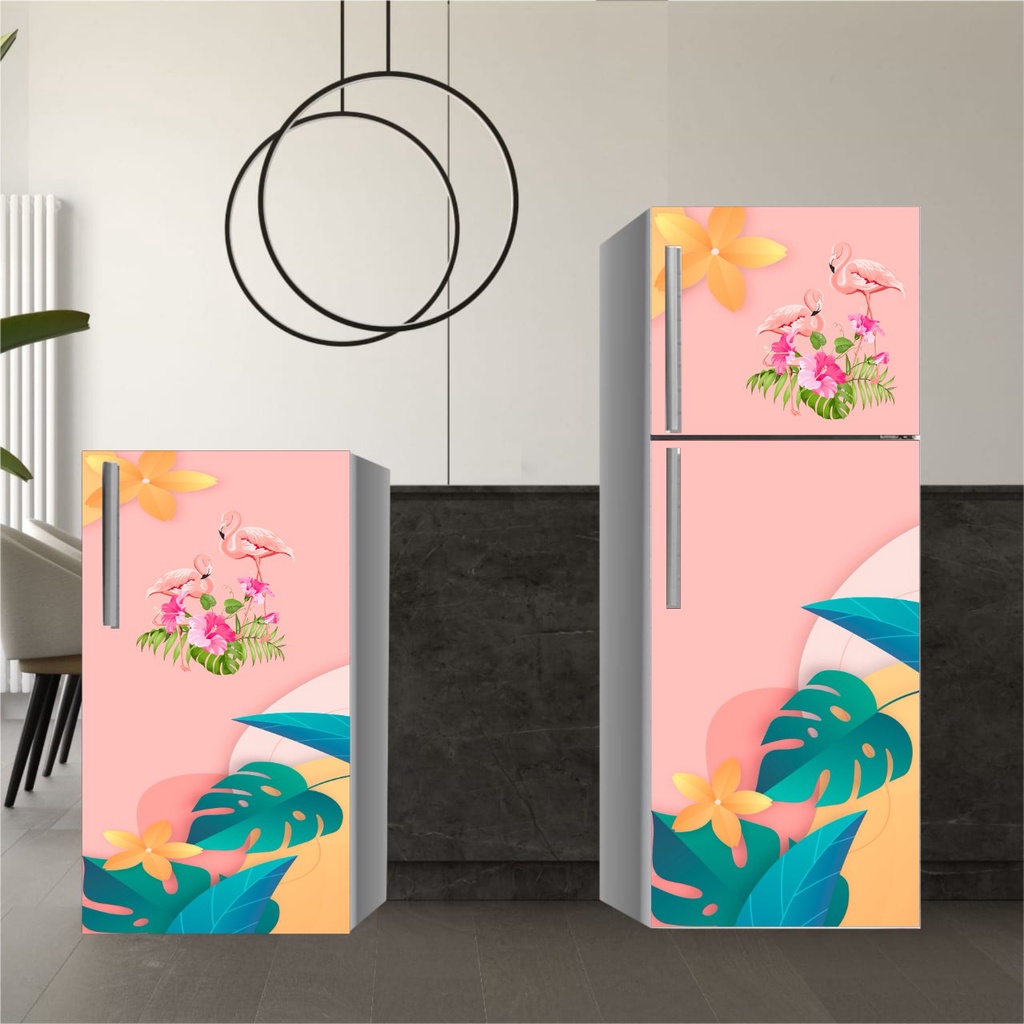 Jual Sticker Kulkas 1 dan 2 Pintu Tema Unik | Shopee Indonesia