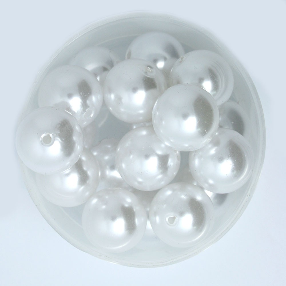 Fashion 4/6/8/10/12/14/16/18/20 MM 10-1000 PCS/Bag ABS Plastic Pearl Beads Clothing Accessories Sewing Embellishment