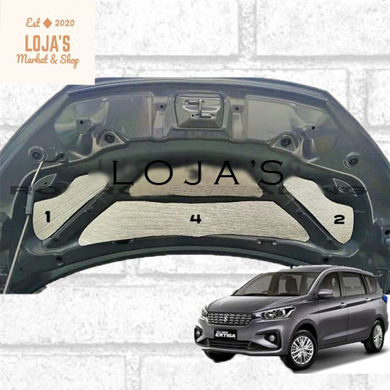 Cutting Pola Peredam Panas / Peredam Suara / Peredam Mobil New Ertiga / Peredam Kap Mesin Mobil New 