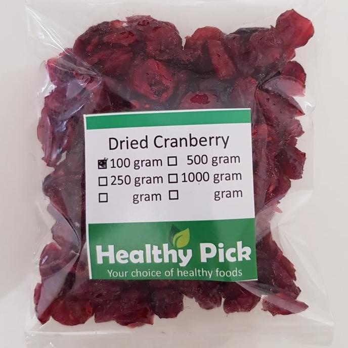 

NEW PRODUCT Dried Cranberries Unsweetened 100gr AP193