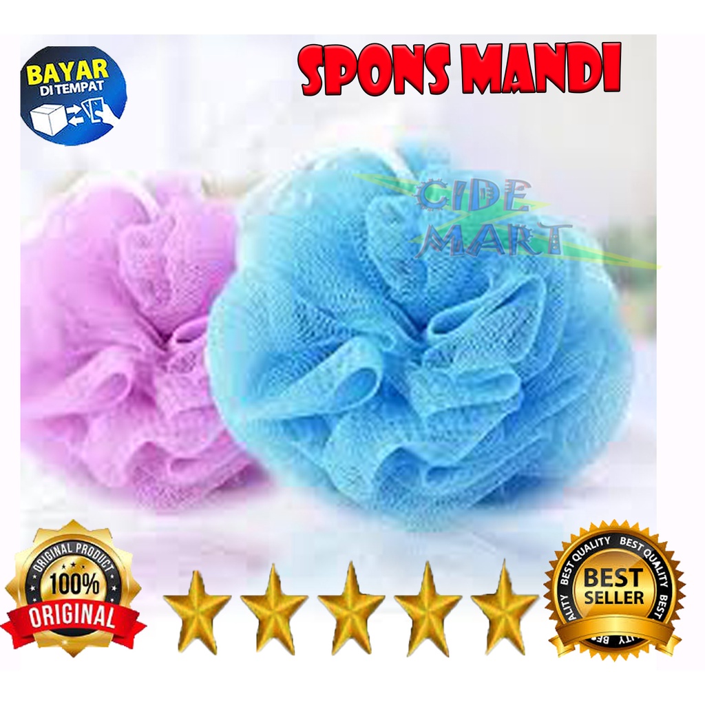 SPONS MANDI 30 gr BATH SPONGE RAINBOW SPONGE MANDI