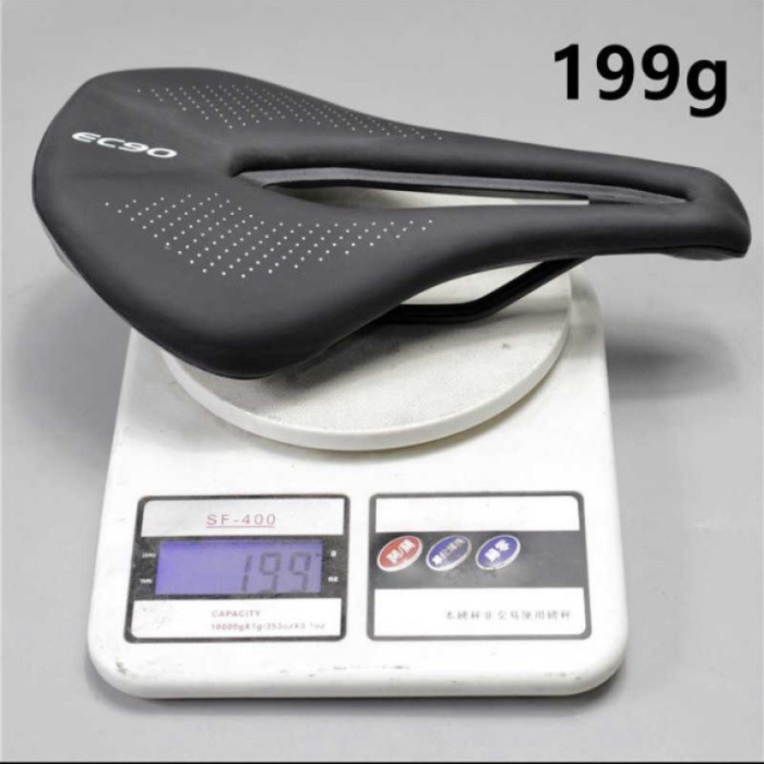 Sadel Sepeda Carbon Fiber Ultralight EC90 Bike Saddle Leather