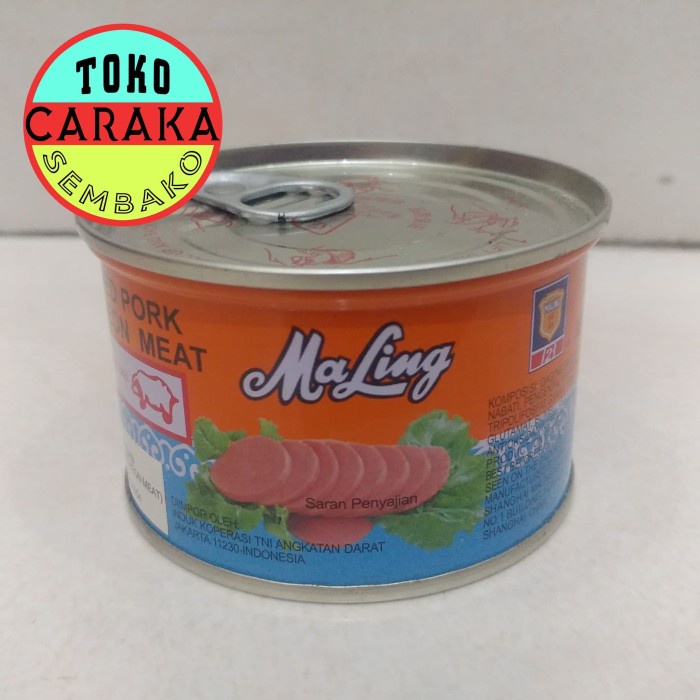 

Gg01Hh Ma Ling Daging Ham Babi Kaleng Kecil Tts - Maling Pork 170G Ds01Gkk