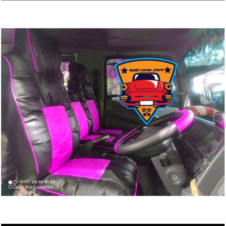 sarung jok mobil Isuzu elf NMR 71 / cover jok mobil elf giga / vareasi sarung jok mobil Isuzu elf gi