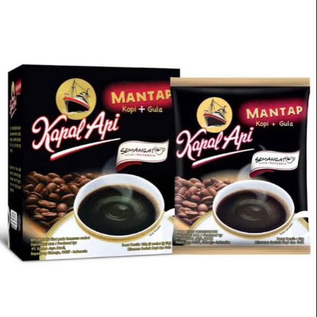 

Kopi Kapal Api Mantap 25 gram (isi 5pcs)