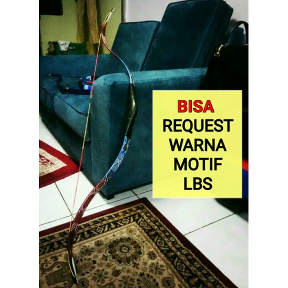 Busur Panah Bending Siyah Laminasi