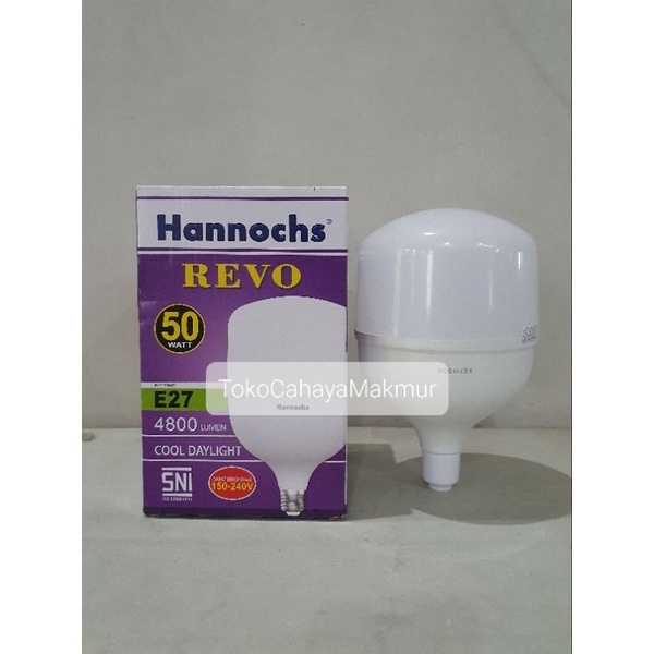 Lampu LED Bohlam Revo 50w 50watt Hannochs CoolDayLight