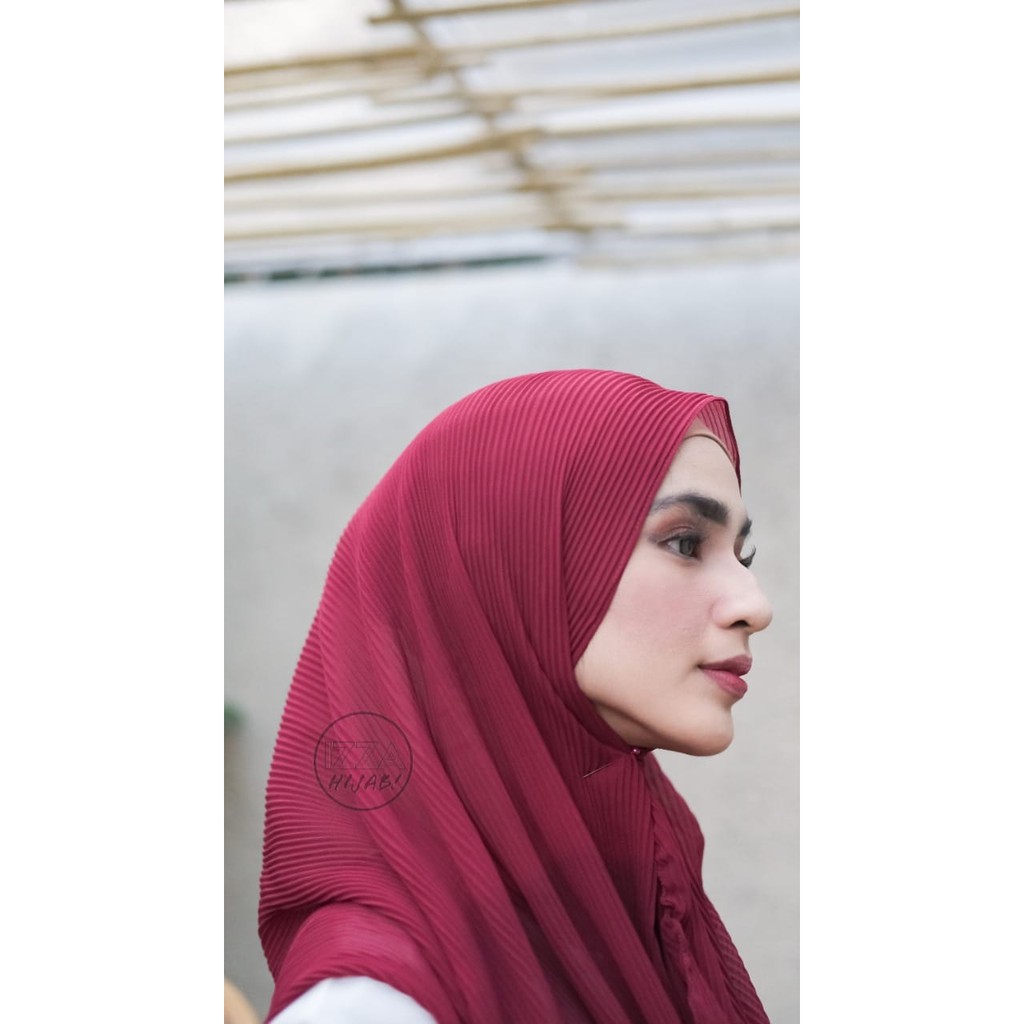 pashmina pliskit cutting HALFMOON pleated pashmina pliskit lidi CERUTTY BABYDOLL pashmina half moon