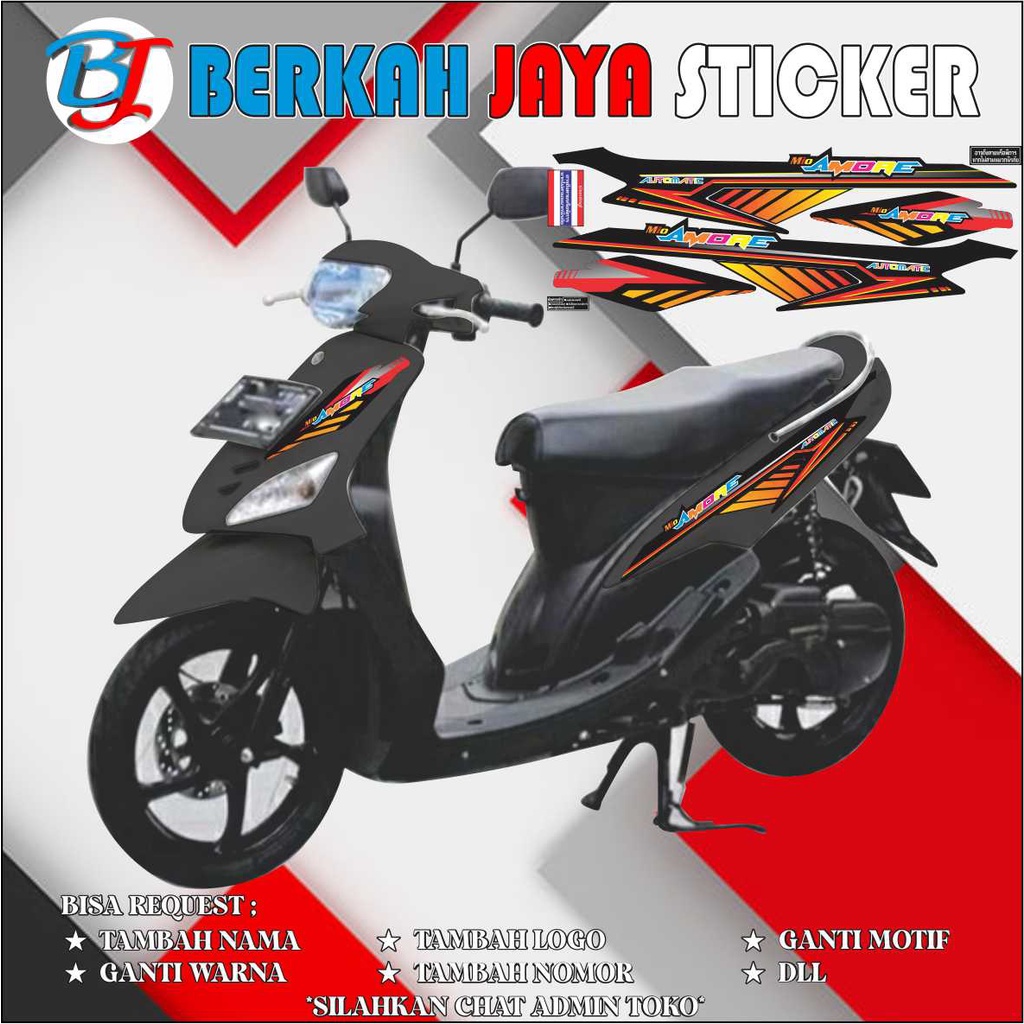 STRIPING VARIASI MIO SPORTY AMORE