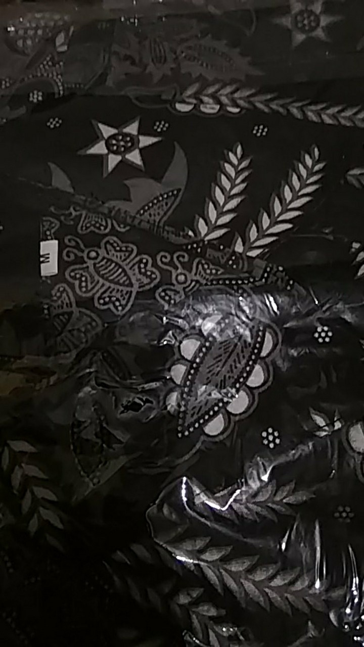 Batik Pria Hem Manggar Abu