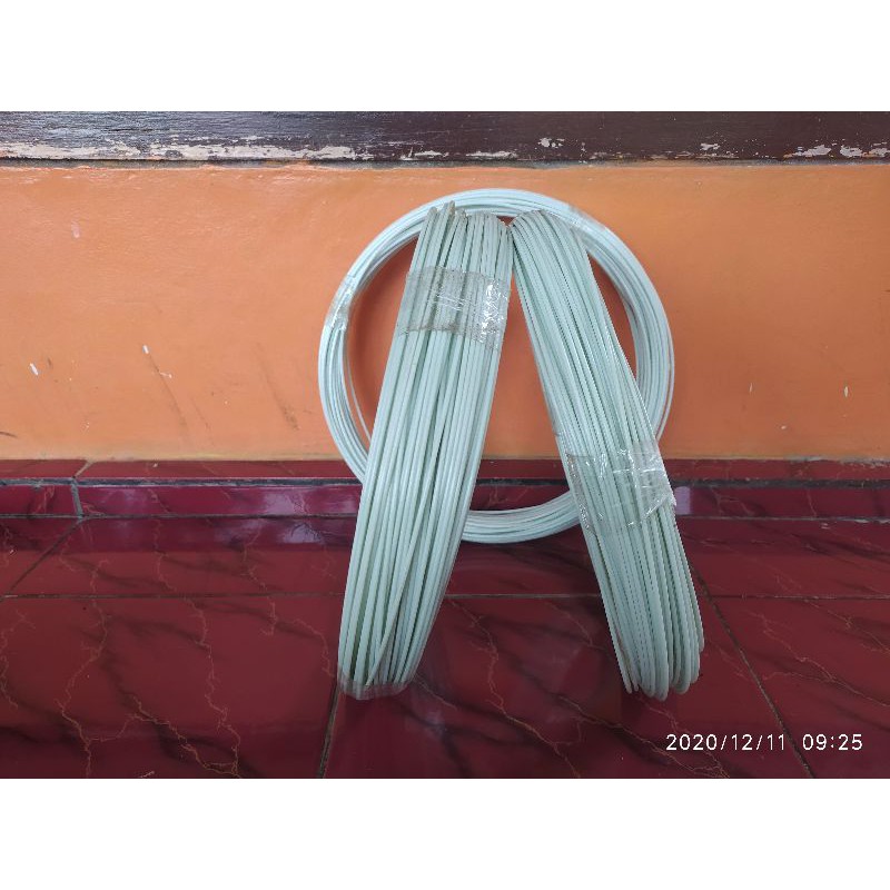 JERUJI FIBER Kandang Merpati ukuran 2 mili Putih Susu Kiloan