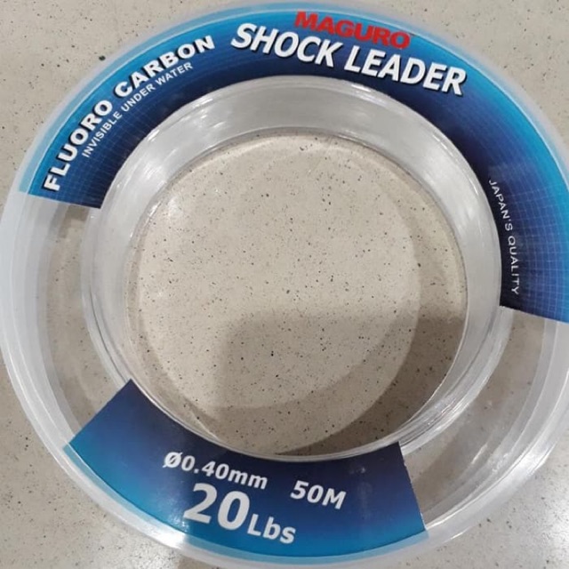 Senar Maguro Shock Leader Fluoro Carbon 0,40MM Panjang 50M, 20LB