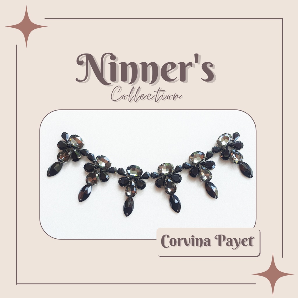 Corvina Payet [ Payet Rangkai | Payet Leher | Payet Pinggang | Payet Kebaya ]