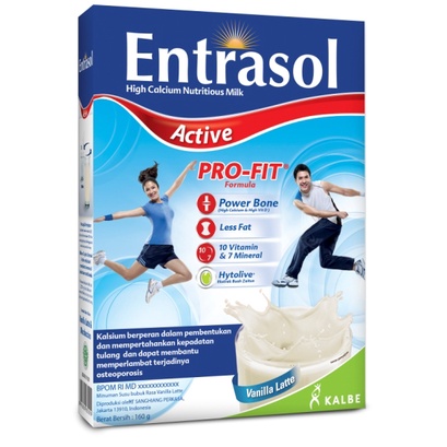 

Entrasol Activ Rasa Vanilla 160gr