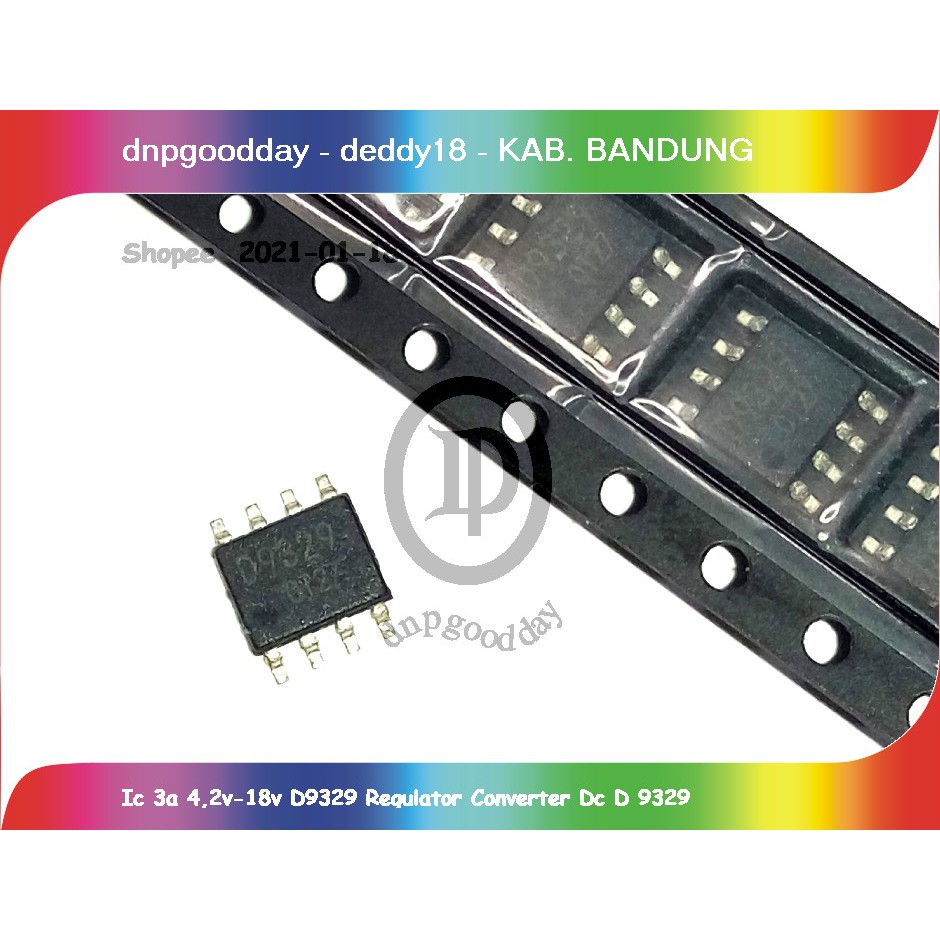 Ic 3a 4,2v-18v D9329 Regulator Converter Dc D 9329