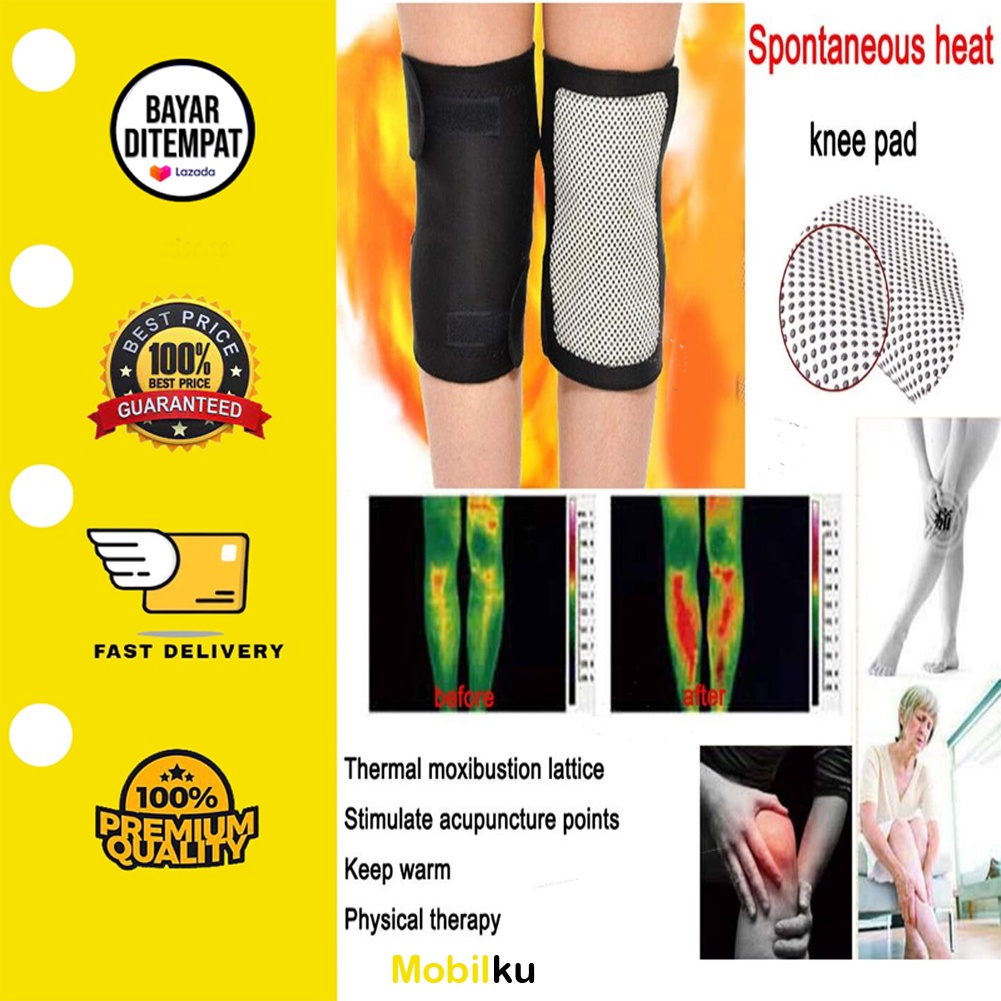 [BISA COD] Sabuk Terapi Pemanas Lutut Magnetic Theraphy Self Heating Sabuk Terapi Sabuk Terapi Lutut Magnet Pemanas Magnetic Self Heating Knee