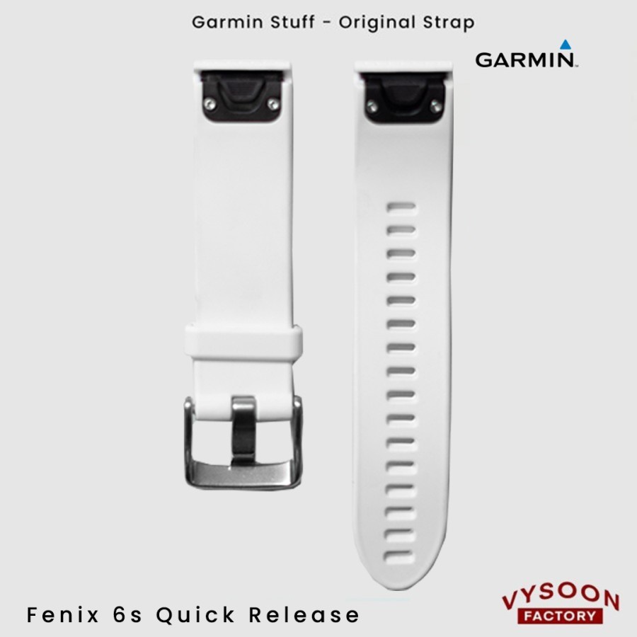 Strap Rubber Tali Jam Smartwatch Garmin Fenix 6s QR Original - White