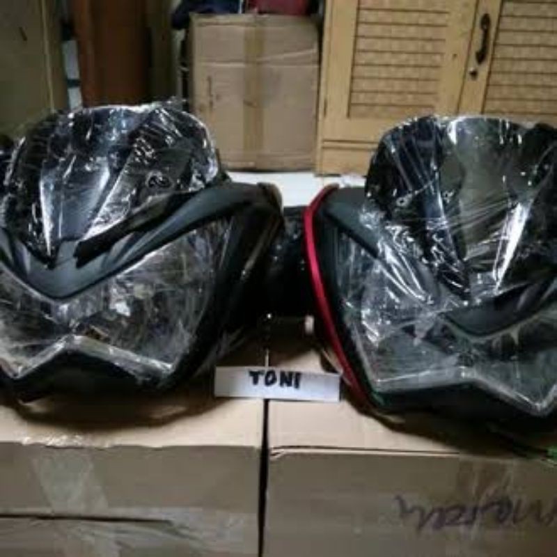 kedok headlamp reflektor topeng model ninja z250 universal cb CBR Vixion RX king Scorpio Megapro