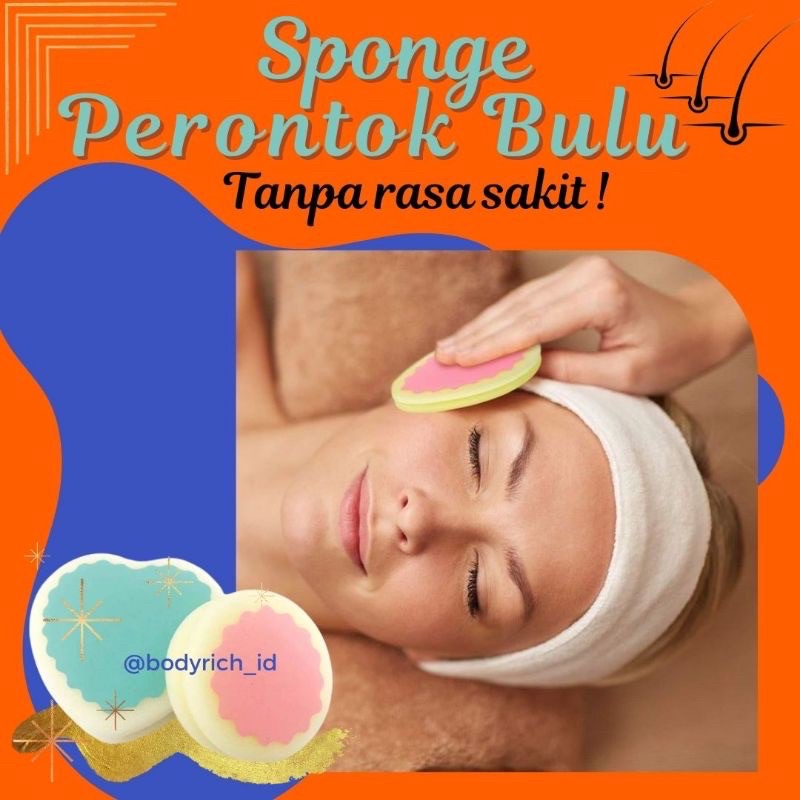 Spons Magic Penghilang Bulu Rambut Yang Efektif Tanpa Rasa Sakit Waxing Polishing Alat Penghilang Bulu Pria Wanita