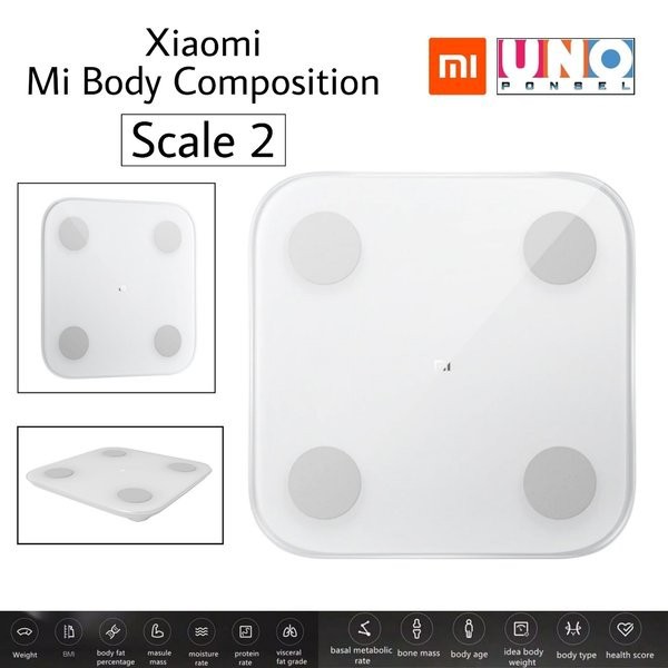 Xiaomi Mi Smart Scale 2 Body Fat Timbangan Badan Digital Berat Badan