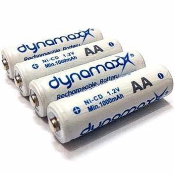 Baterai Dynamax AA Batu Baterai Charger Battery Recharger Rechargeable