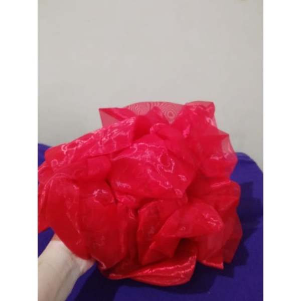 kain merah pintu pengantin preloved