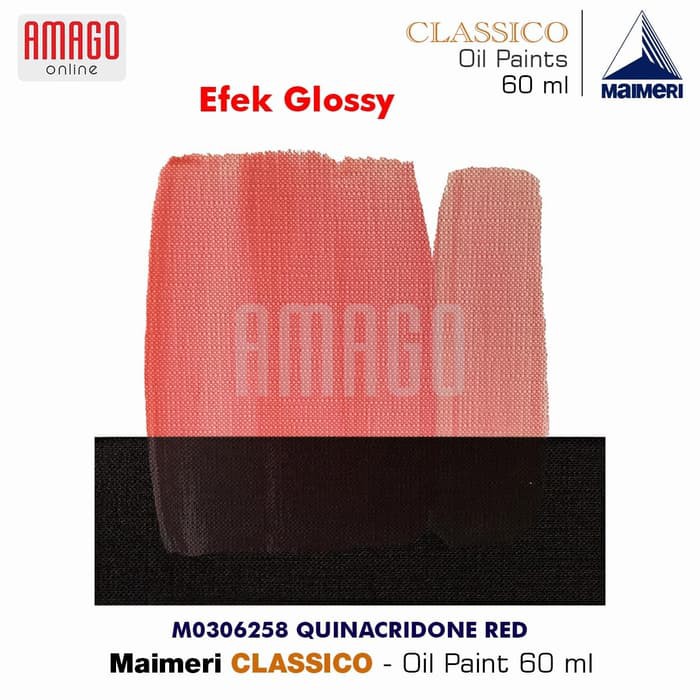 MAIMERI CLASSICO - OIL PAINT - QUINACRIDONE RED - 60ML - M0306258