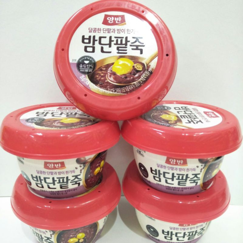 

Dongwon Sweet Red Bean & Chesnut Porridge/Bubur Instan Kacang Merah Dan Kacang Kastanye 285gr