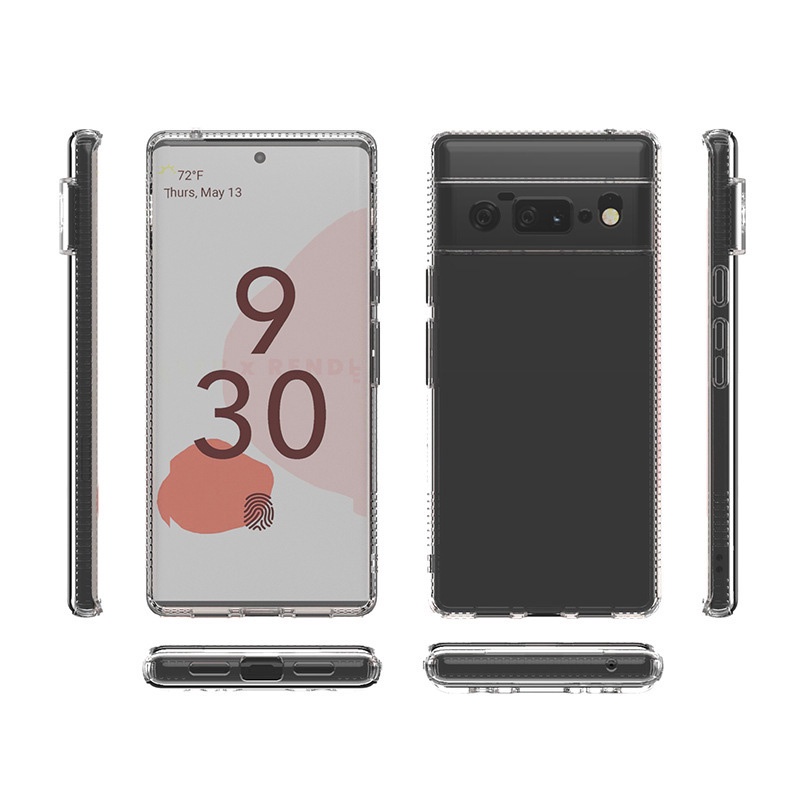 Case Bahan TPU Transparan Tahan Jatuh Tahan Banting Untuk Google Pixel 6 / 6 Pro