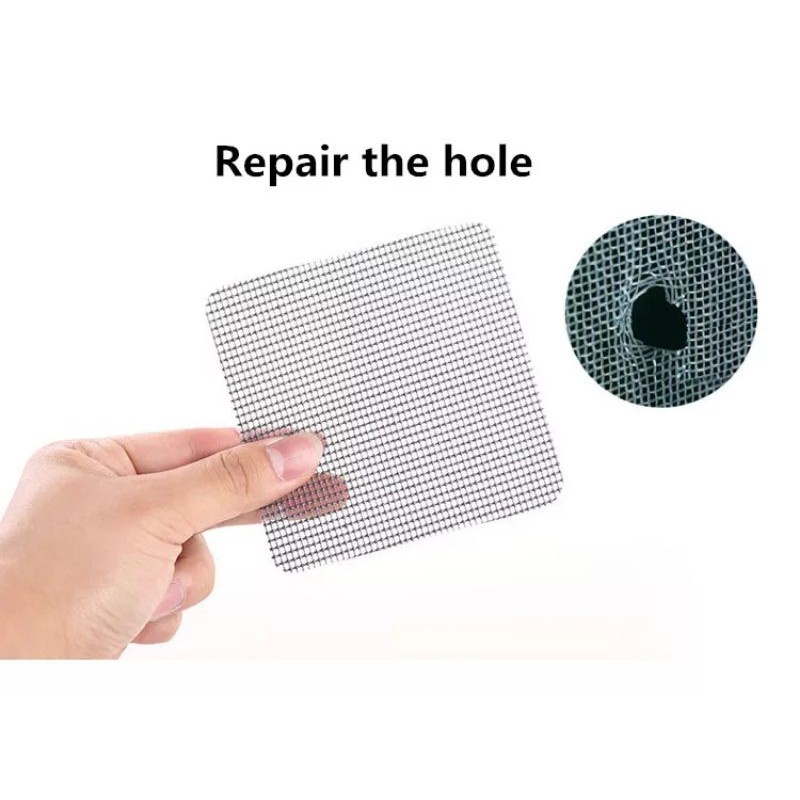 Lakban Penambal Kawat Nyamuk  Repair Tambalan Penutup Kawat Dinding  Berlubang / Lakban Kasa Nyamuk