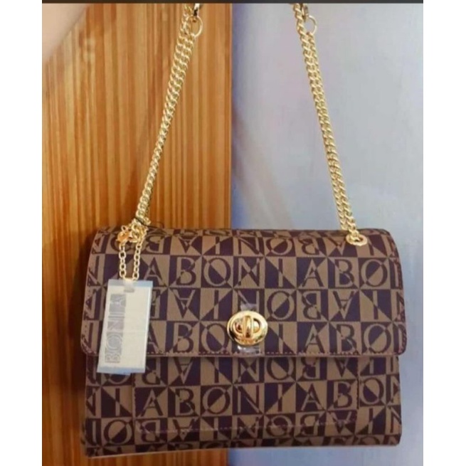 tas bonia original monogram rantai