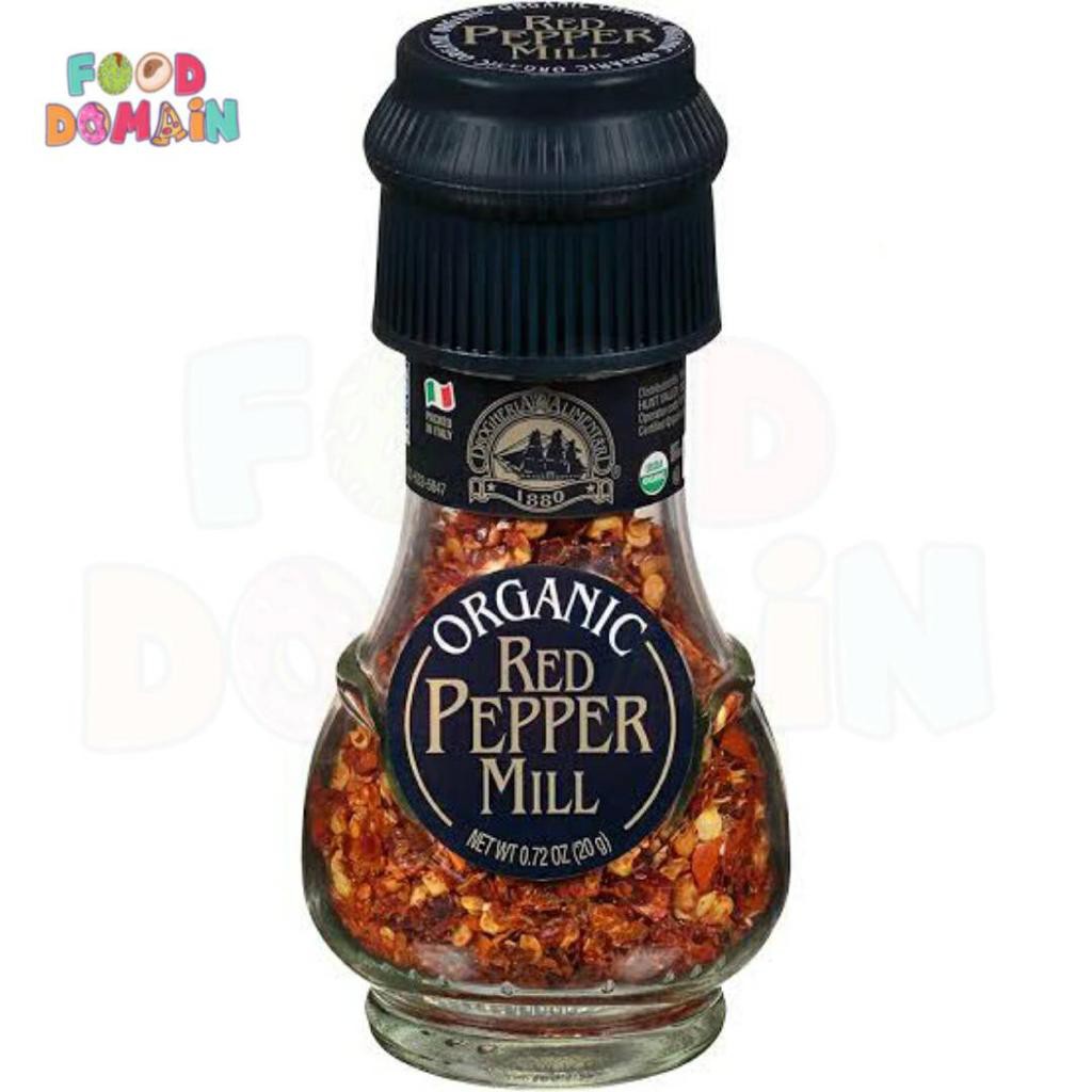 

Drogheria & Alimentari Organic Red Pepper Mill Grinder 20g