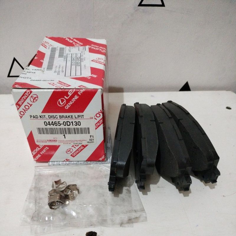 Jual Brake pad Yaris Vios 20142021 Ori Kampas rem depan Toyota Yaris 20142021 Original 04465
