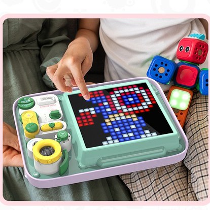 [Tersedia] Divoom Pixel Factory pixel papan gambar kreatif puzzle yang dilukis dengan tangan papan anak-anak hadiah ulang tahun DIY