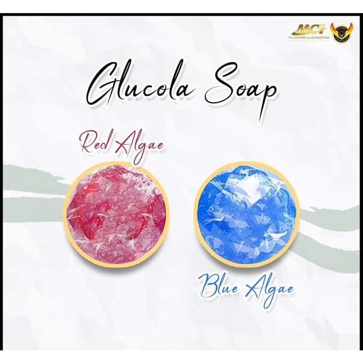 MCI Glucola Soap Red Algae Sabun Diamond Beauty  Best Seller Original