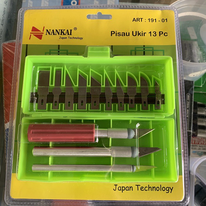 Pisau Ukir NANKAI Set 13 pcs Alat Ukir Kayu Nankai 13 pcs