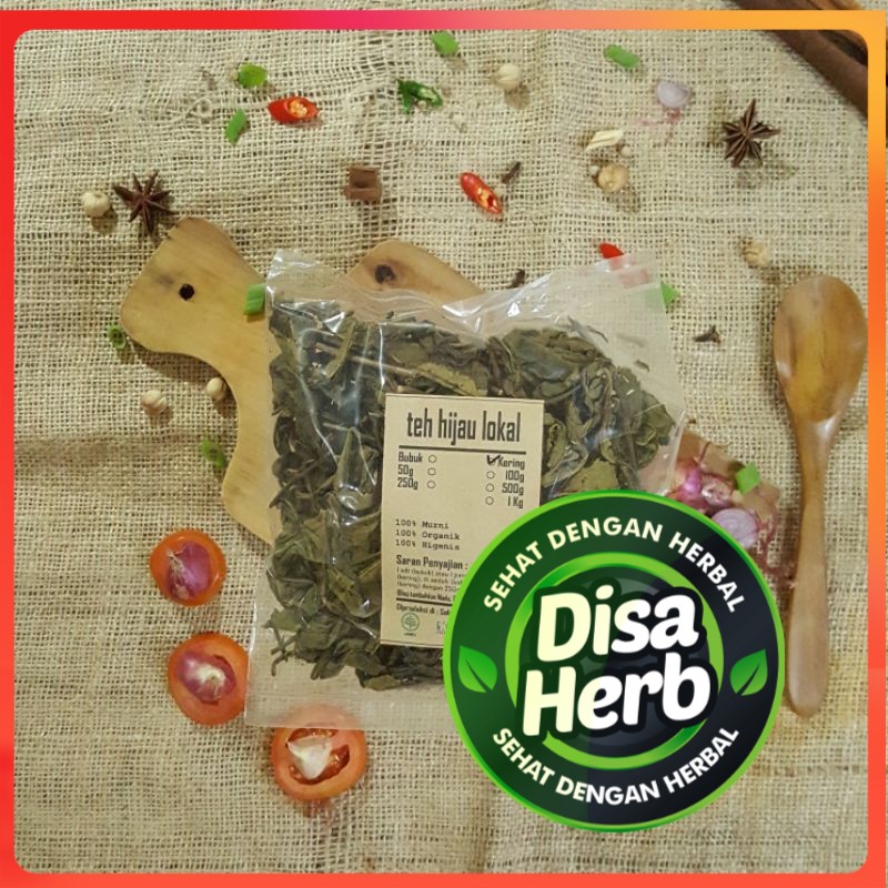 

TEH HIJAU LOKAL KERING 1000 GRAM - Camellia Sinensis - MURNI - JSR - REMPAH