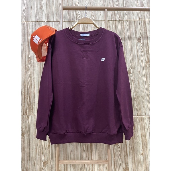 SWEATER NEVADA CEWEK POLOS // Sweater Oversize-Marun