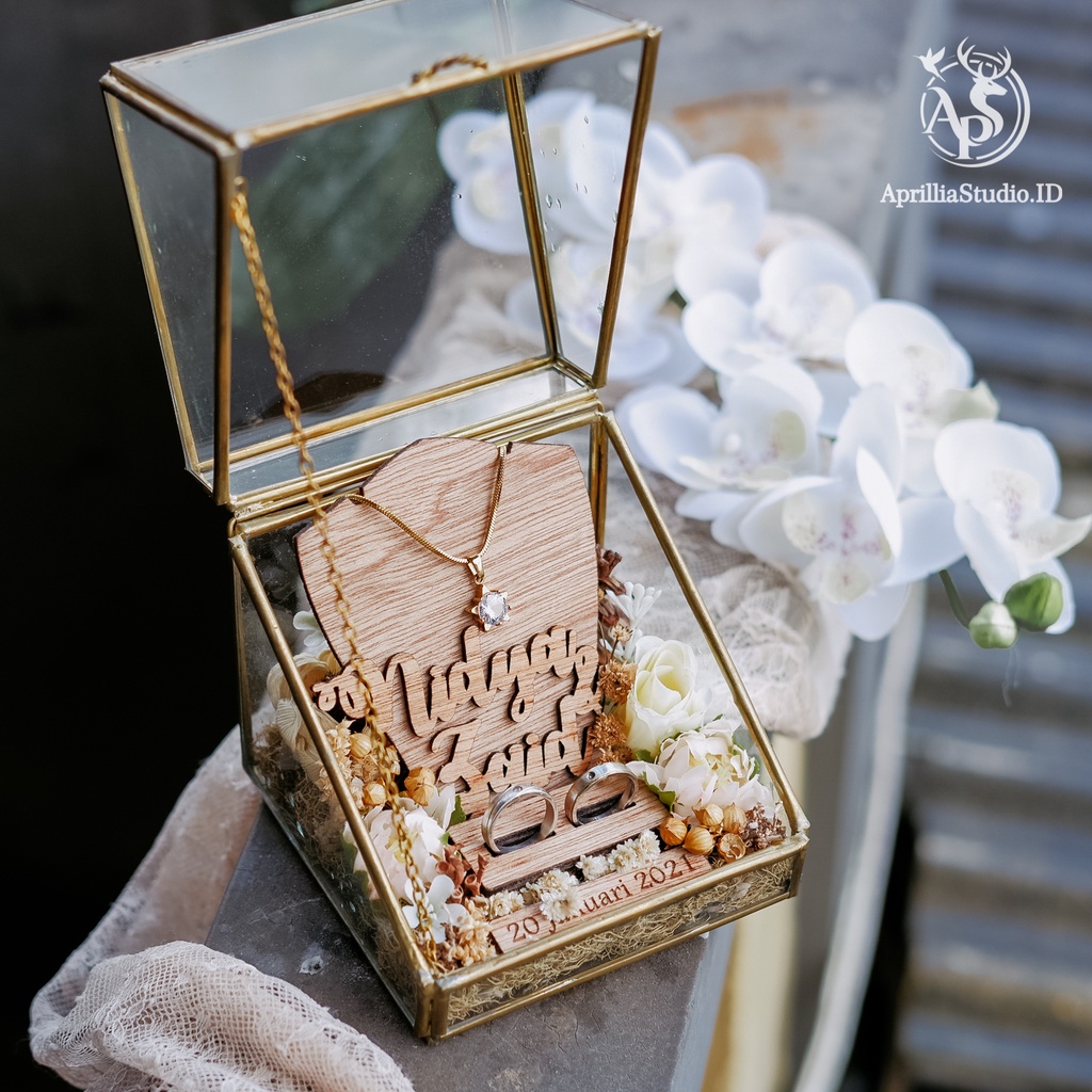 KOTAK PERHIASAN  RUSTIC - PETFLOW LASERCUT